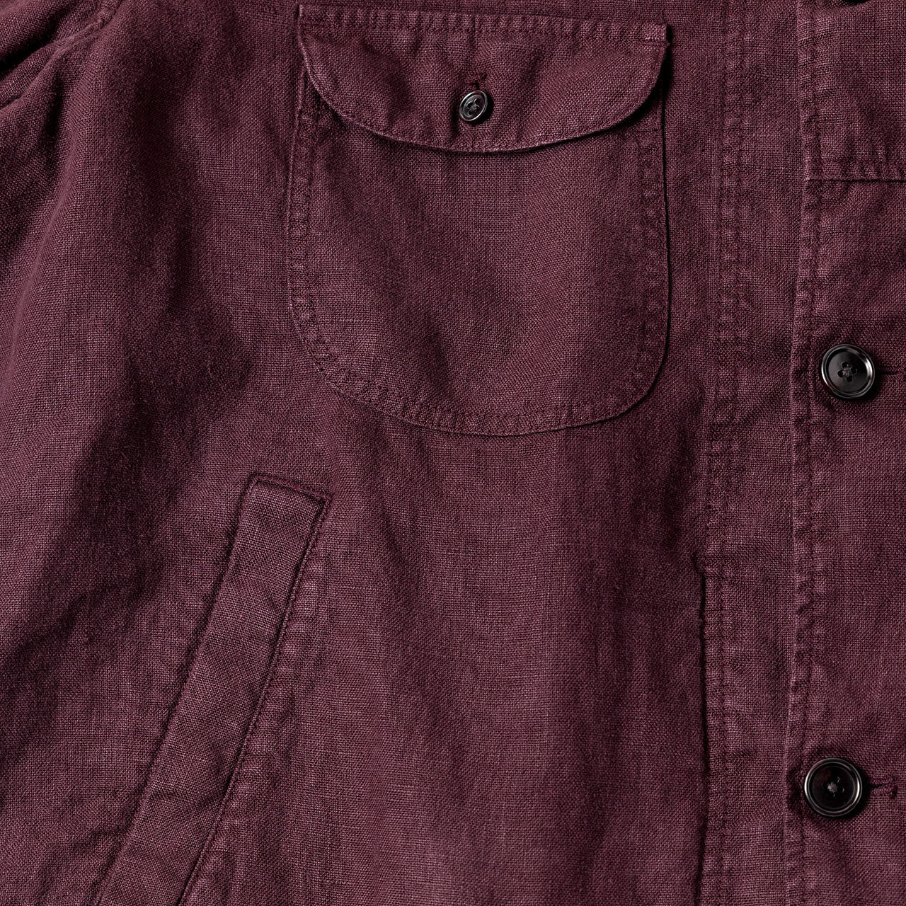 【ANACHRONORM】SULFUR DYED LINEN UTILITY JACKET｜ANA410