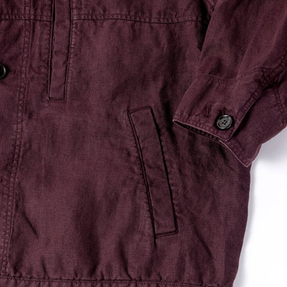 【ANACHRONORM】SULFUR DYED LINEN UTILITY JACKET｜ANA410