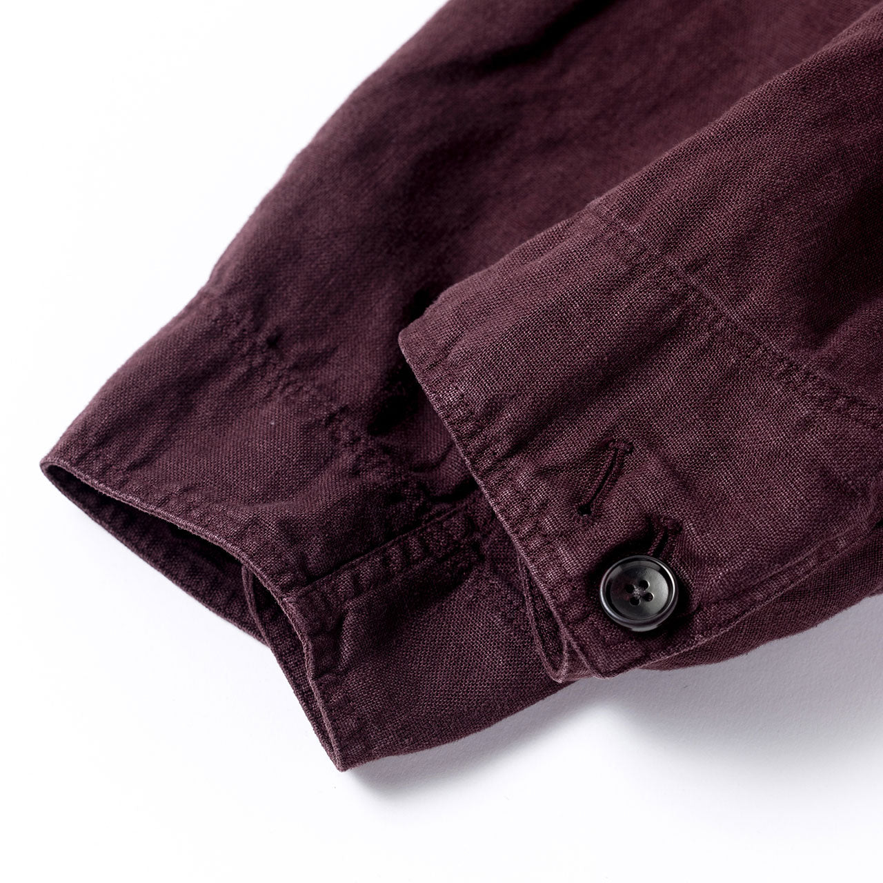 【ANACHRONORM】SULFUR DYED LINEN UTILITY JACKET｜ANA410
