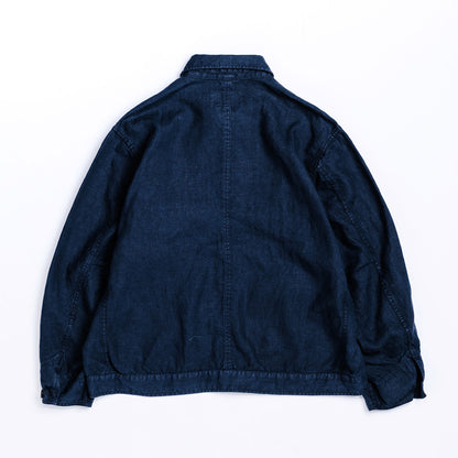 【ANACHRONORM】SULFUR DYED LINEN UTILITY JACKET｜ANA410