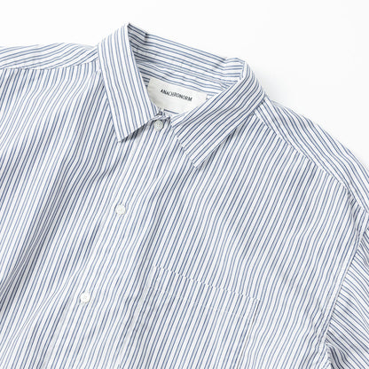 【ANACHRONORM】HAND-SPRAYED STRIPE SHIRTS｜AN420