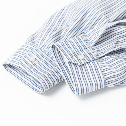 【ANACHRONORM】HAND-SPRAYED STRIPE SHIRTS｜AN420