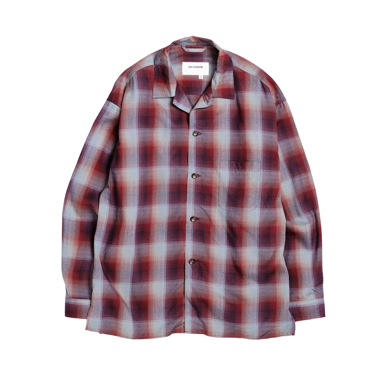 【ANACHRONORM】RELUX OPEN COLOR CHECK SHIRTS｜AN429