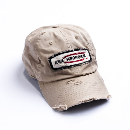 【ANACHRONORM】DISTRESSED PATCH 6PANEL CAP｜AN418