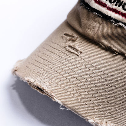 【ANACHRONORM】DISTRESSED PATCH 6PANEL CAP｜AN418