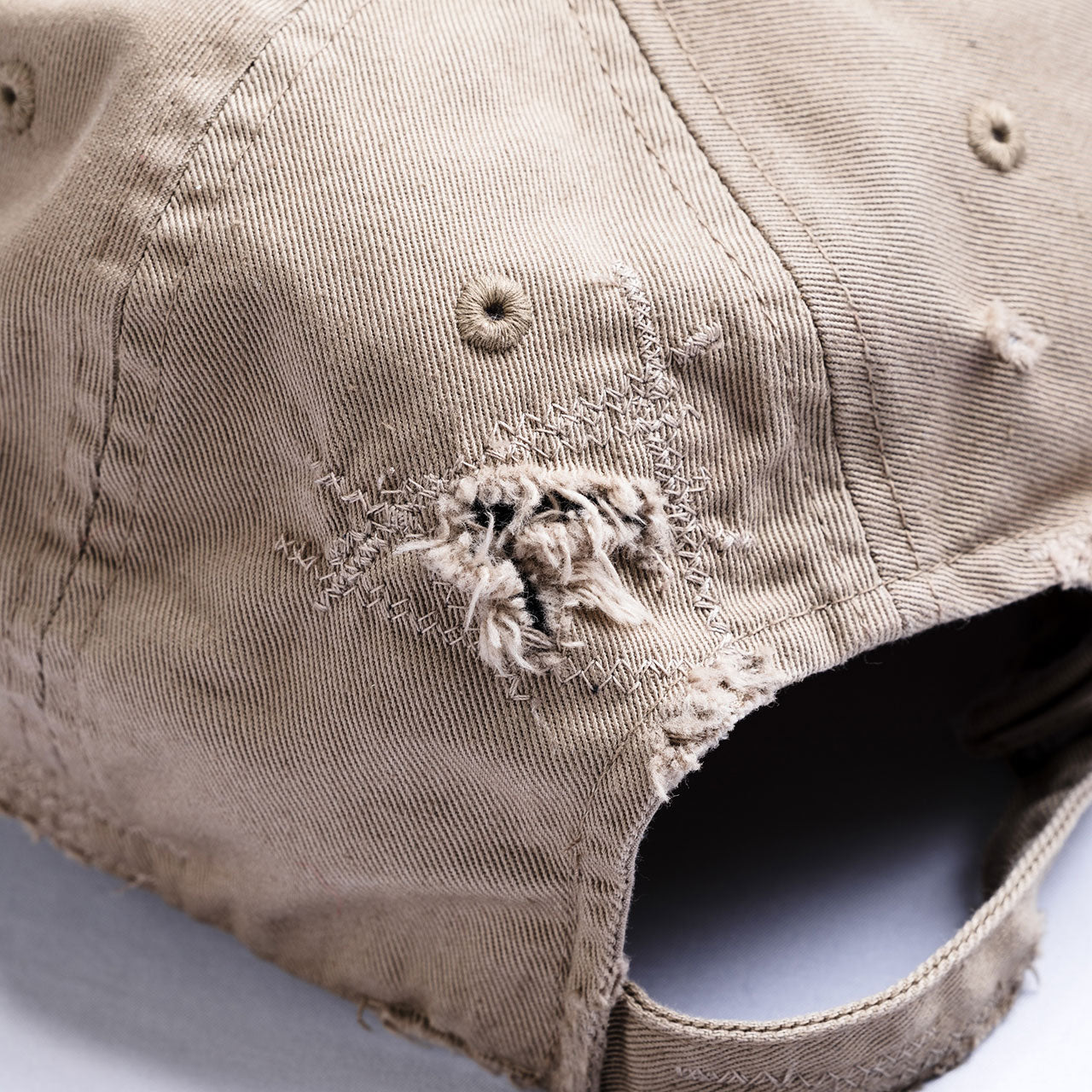 【ANACHRONORM】DISTRESSED PATCH 6PANEL CAP｜AN418