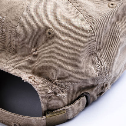 【ANACHRONORM】DISTRESSED PATCH 6PANEL CAP｜AN418