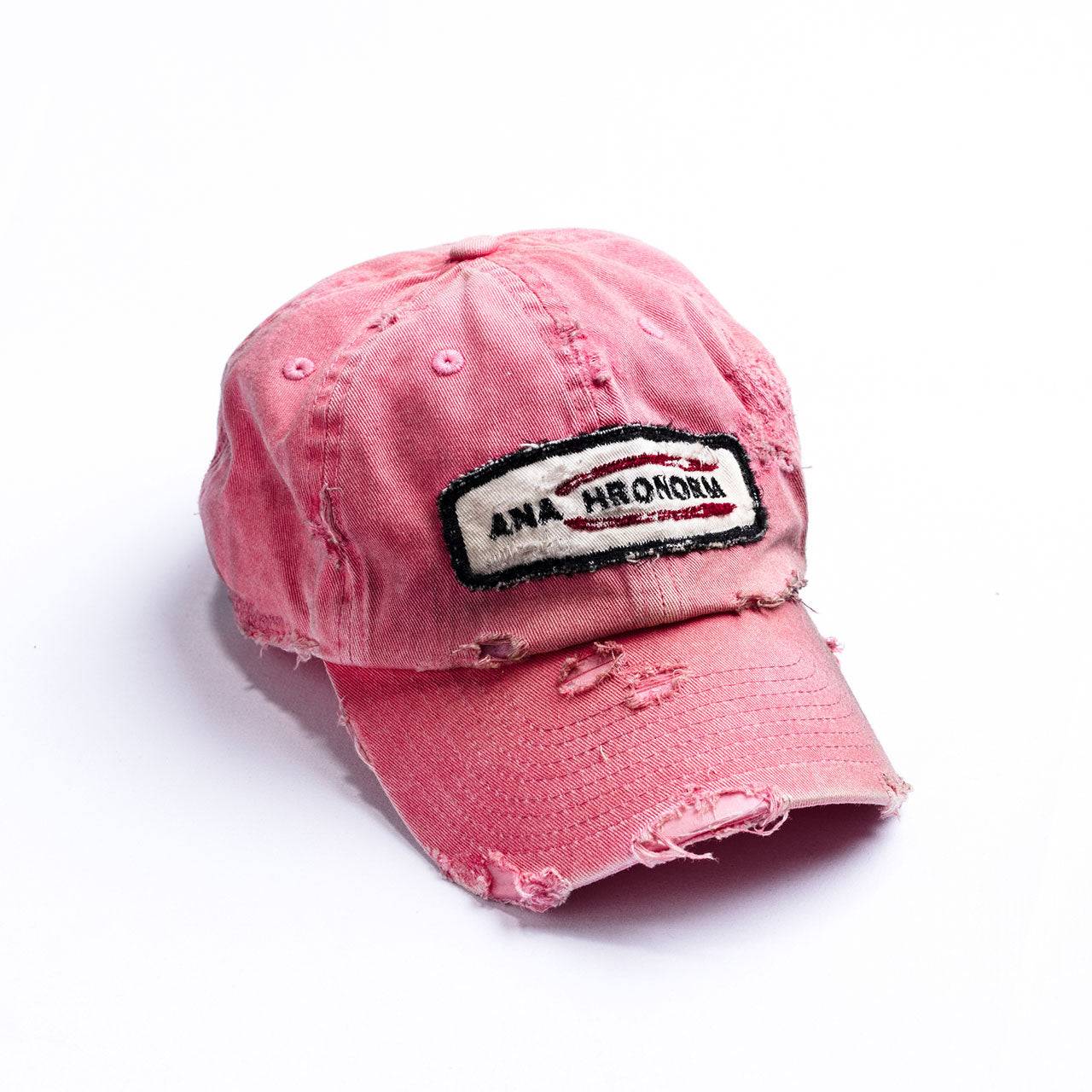 【ANACHRONORM】DISTRESSED PATCH 6PANEL CAP｜AN418