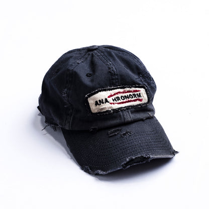 【ANACHRONORM】DISTRESSED PATCH 6PANEL CAP｜AN418