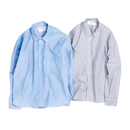 【ANACHRONORM】HAND-SPRAYED STRIPE SHIRTS｜AN420