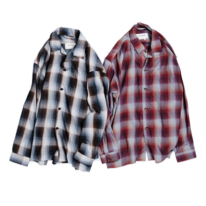 【ANACHRONORM】RELUX OPEN COLOR CHECK SHIRTS｜AN429