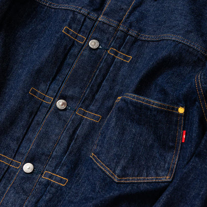 【ANACHRONORM】FRONT TUCK DENIM JACKET（ONE WASH）｜CONTEXT-005