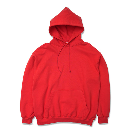 【TRIBE WEAR】BASIC ZIP UP HOODIE｜RED