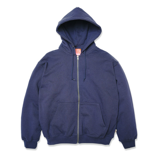 【TRIBE WEAR】Basic Zip Up Hoodie｜NAVY