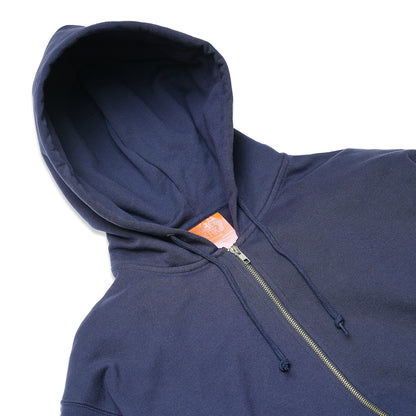 【TRIBE WEAR】Basic Zip Up Hoodie｜NAVY