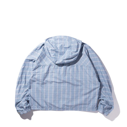 【HELLA GREEN】Check Nylon jacket｜HG2520-JK07