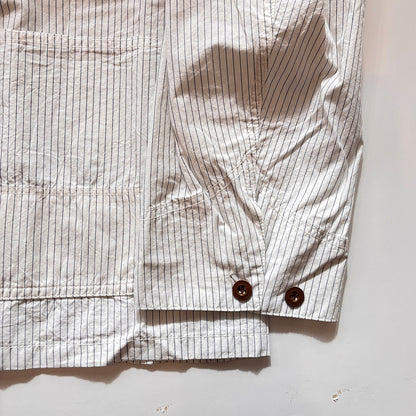 【H.UNIT】Stripe shirtalls｜H-JK062