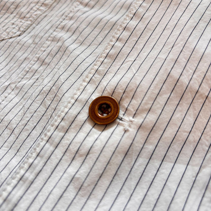 【H.UNIT】Stripe shirtalls｜H-JK062