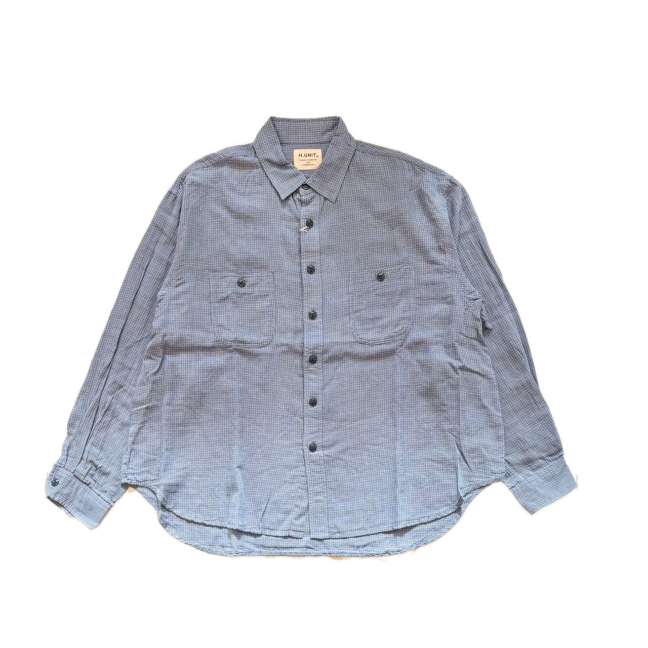 【H.UNIT】Check work shirt｜H-SH065