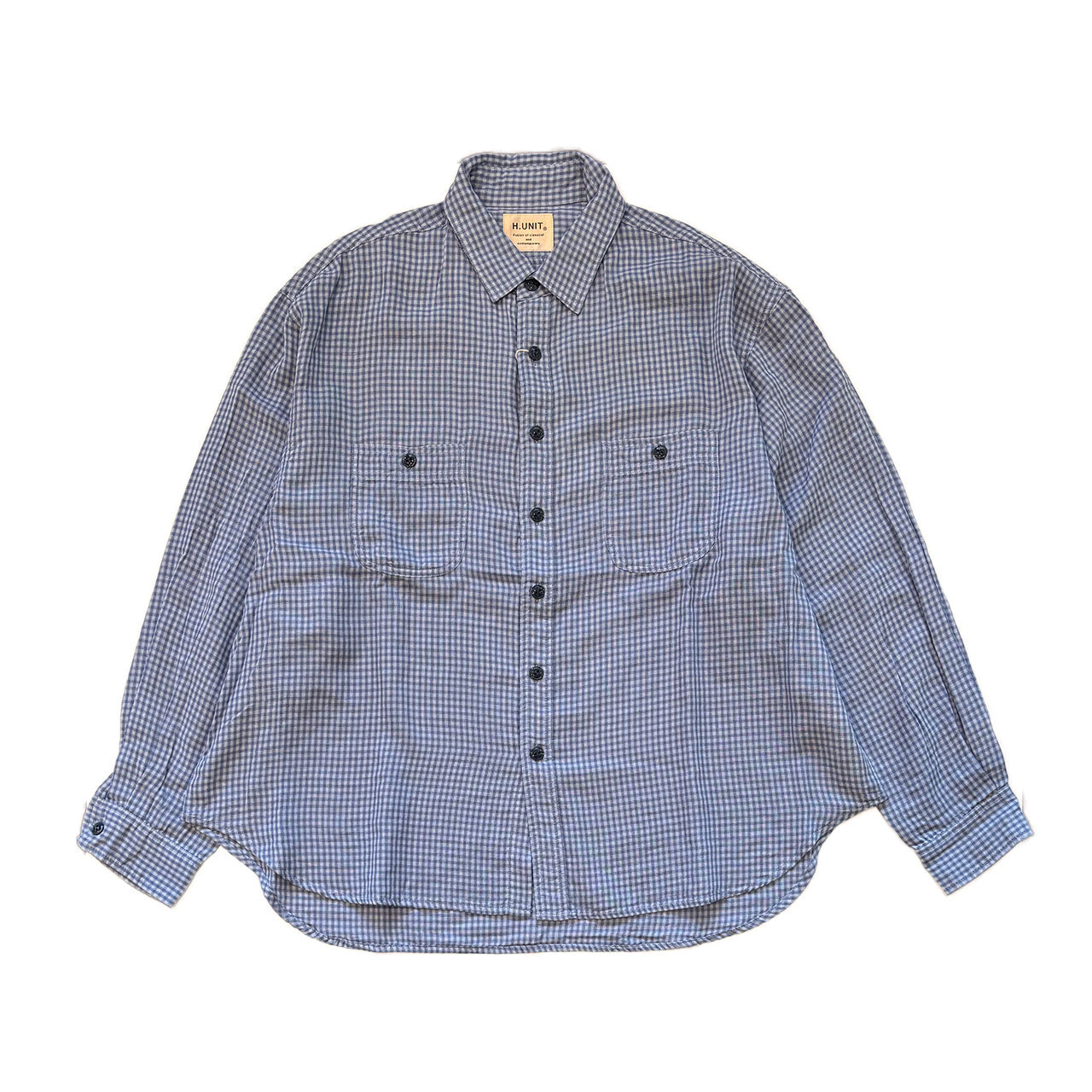 【H.UNIT】Check work shirt｜H-SH065