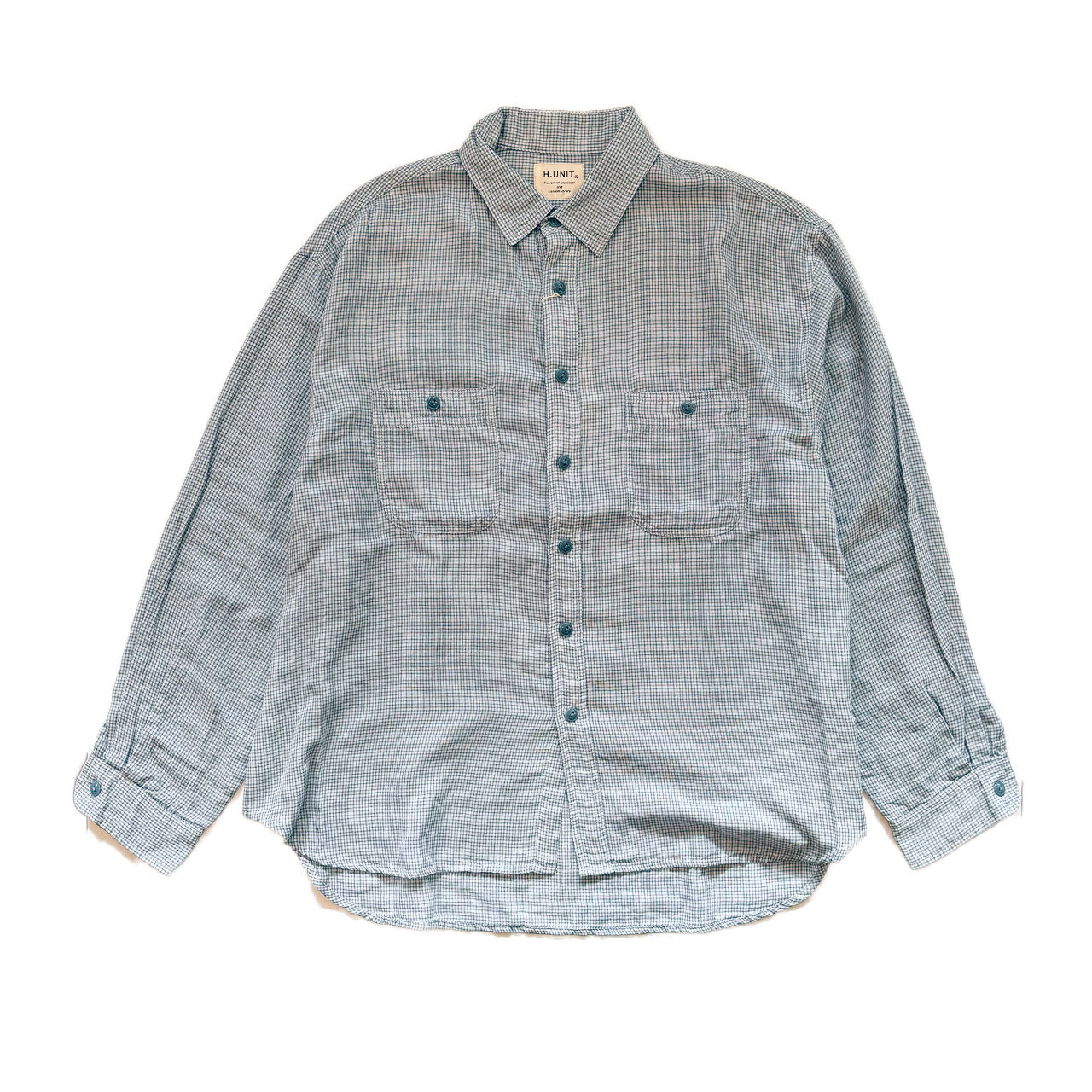 【H.UNIT】Check work shirt｜H-SH065