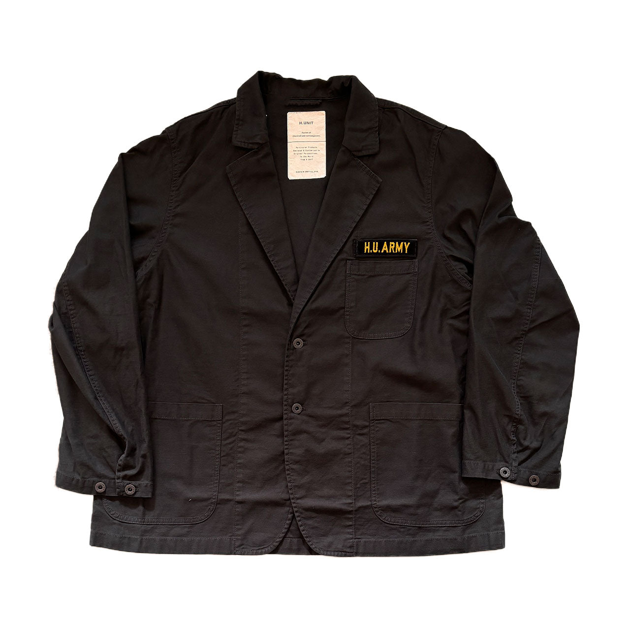 【H.UNIT】Back satin 3p jacket｜H-JK067B
