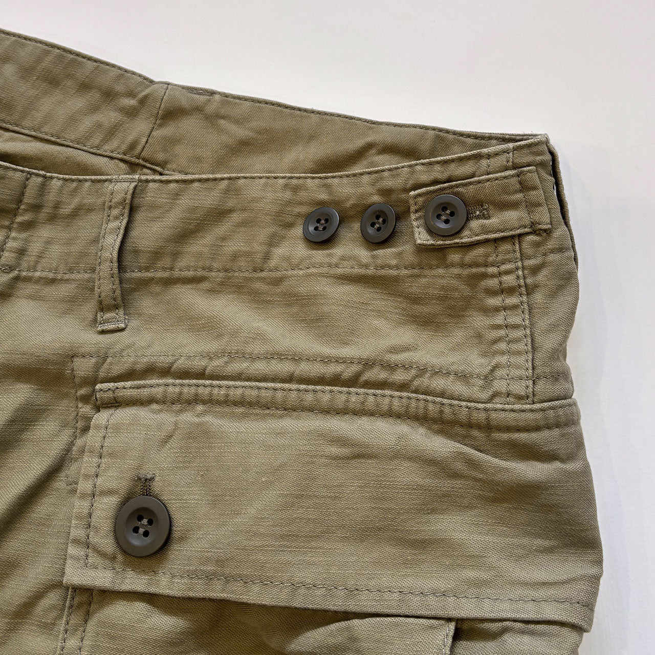 【H.UNIT】Back satin milltary shots｜H-PT106B