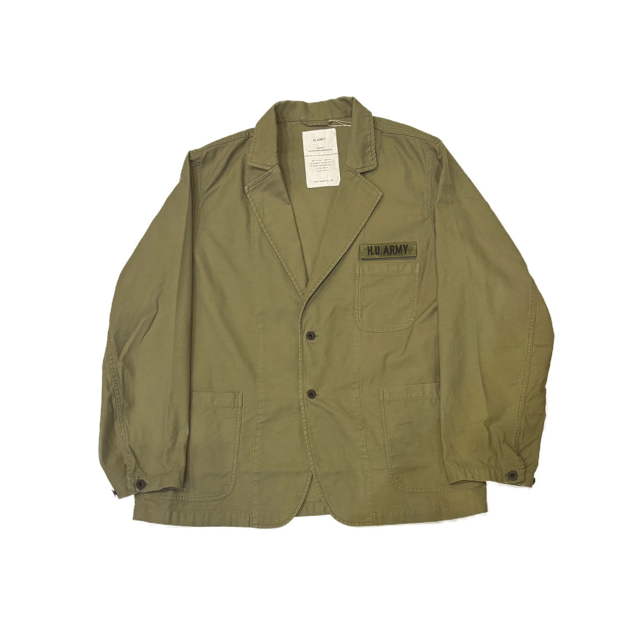 【H.UNIT】Back satin 3p jacket｜H-JK067B