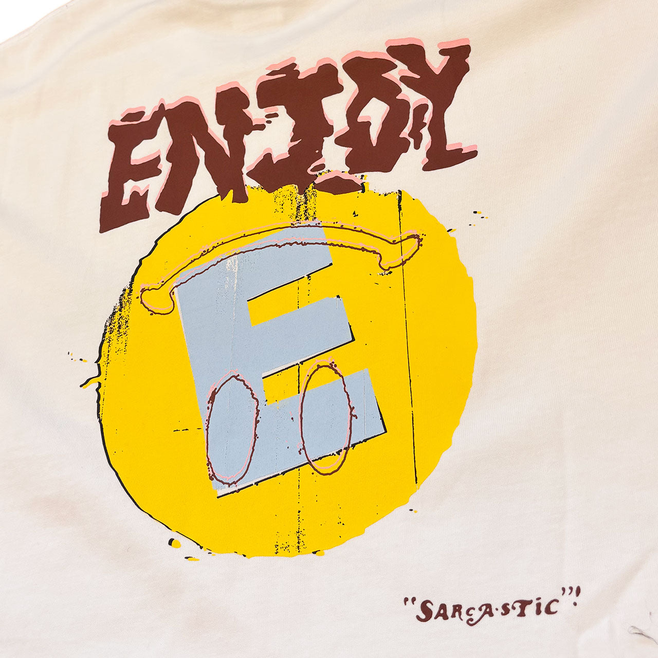 【SARCASTIC】Enjoy E Again Short Sleeve Tee｜SAR261004