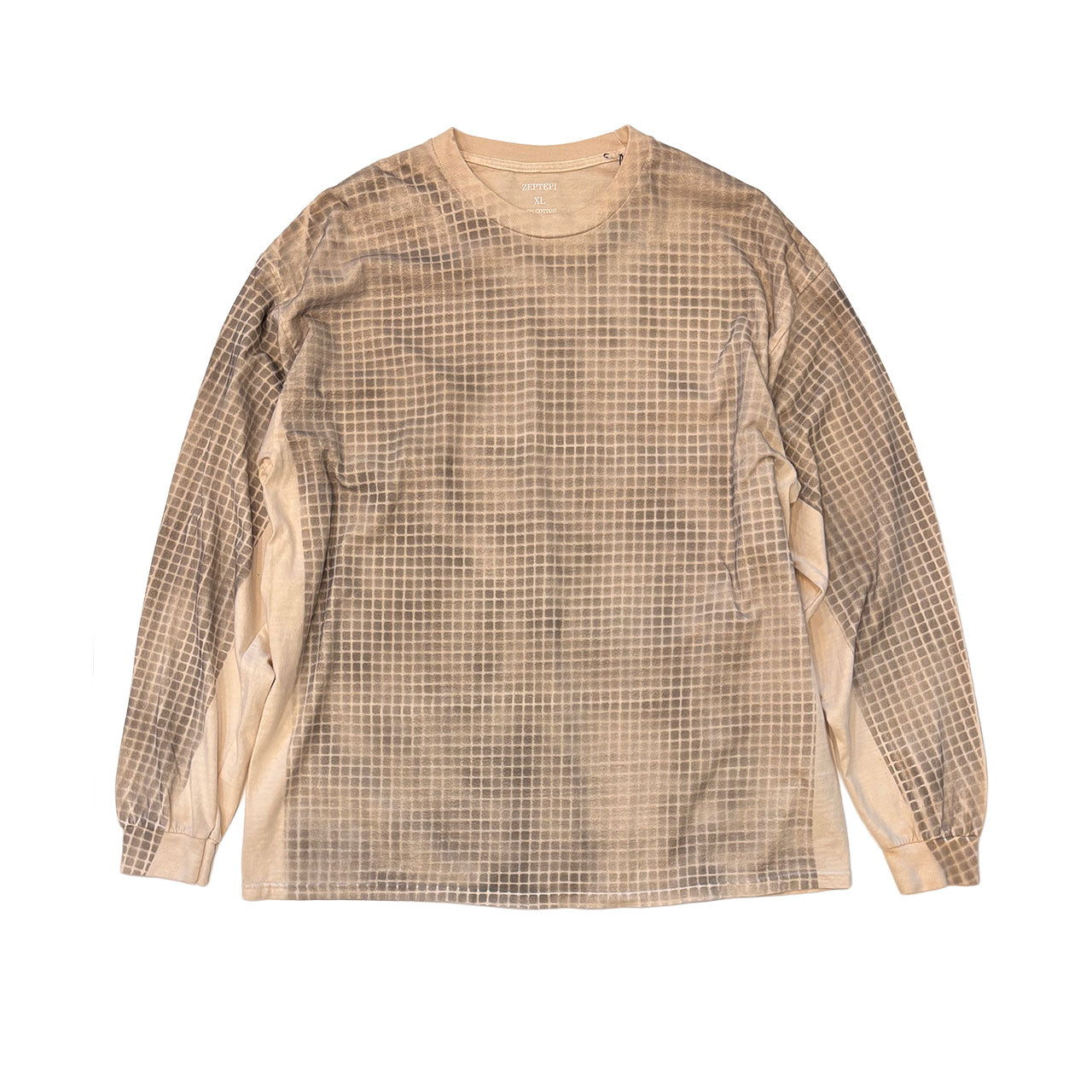 【ZEPTEPI】LS Tee / Grid Camo｜ZT262505