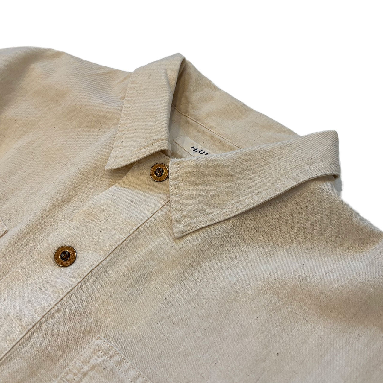 【H.UNIT】C/L Viyella Pull Over Long Sleeves Shirt｜H-SH059