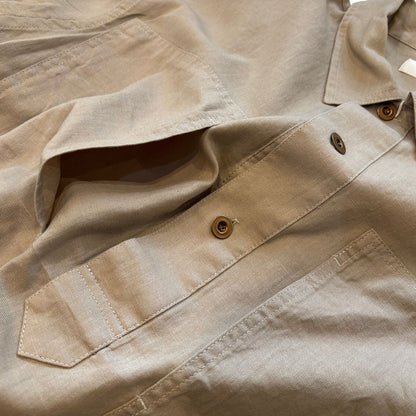 【H.UNIT】C/L Viyella Pull Over Long Sleeves Shirt｜H-SH059