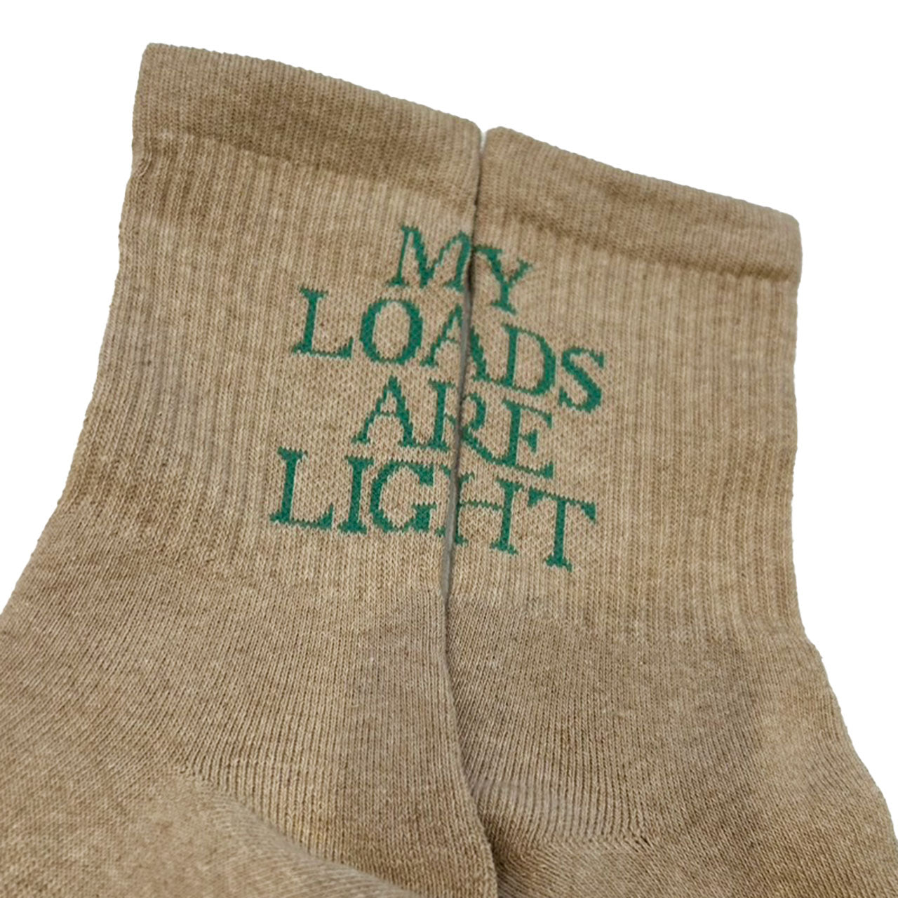 【MY LOADS ARE LIGHT】''TEXT'' M.L.A.L Beige mix ×smoke green｜FROLIC Exclusive Color