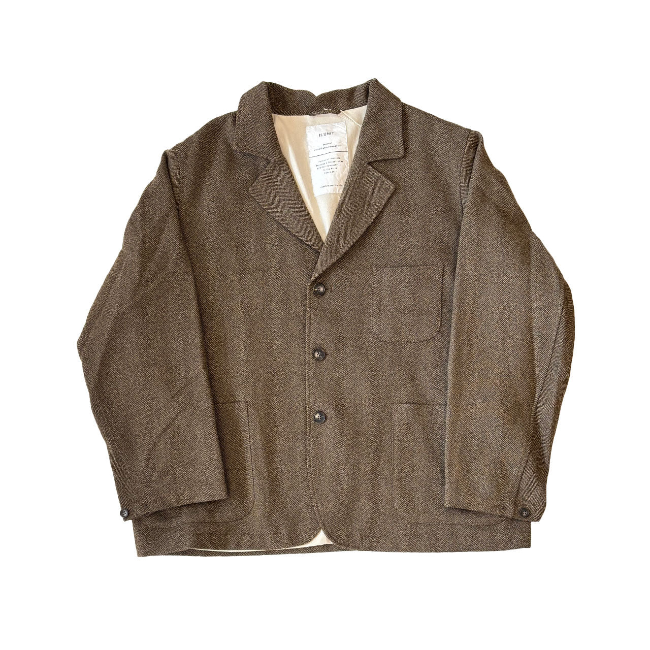 【H.UNIT】TECHTWEED HBT Jacket｜H-JK057