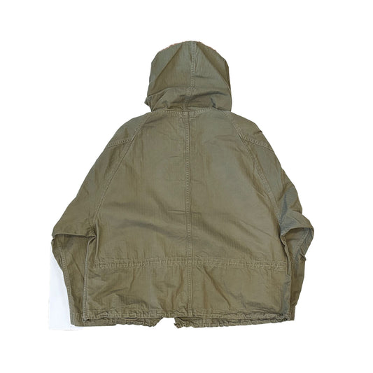 【H.UNIT】HBT hooded jacket（Used wash）｜H-JK051
