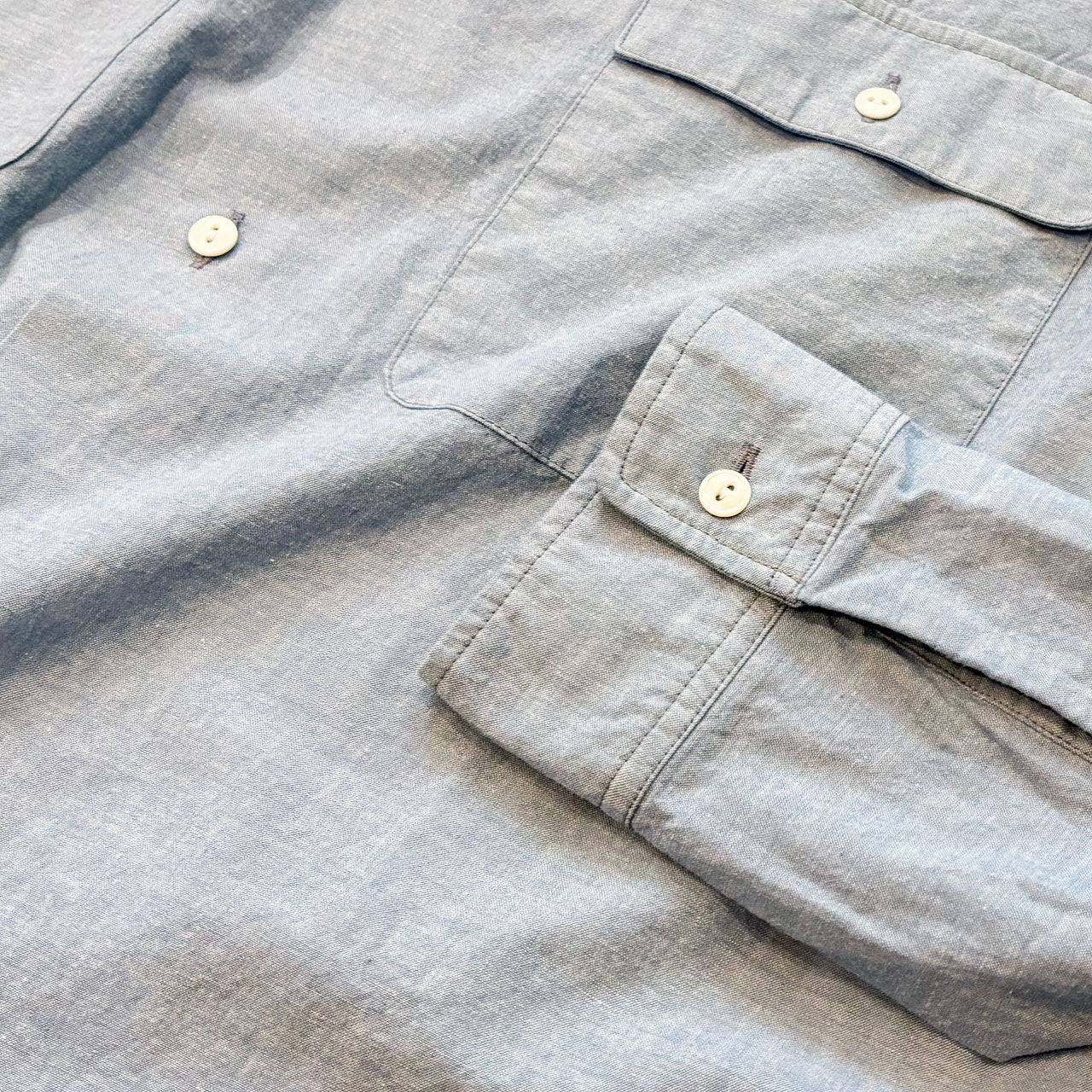 【THE UNION｜THE BLUEST OVERALLS】THE LIGHT CAMBRAY SHIRTS｜TBO-0081-A