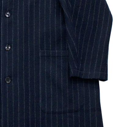 【H.UNIT】Wool stripe raglan aterier coat｜H-CT031