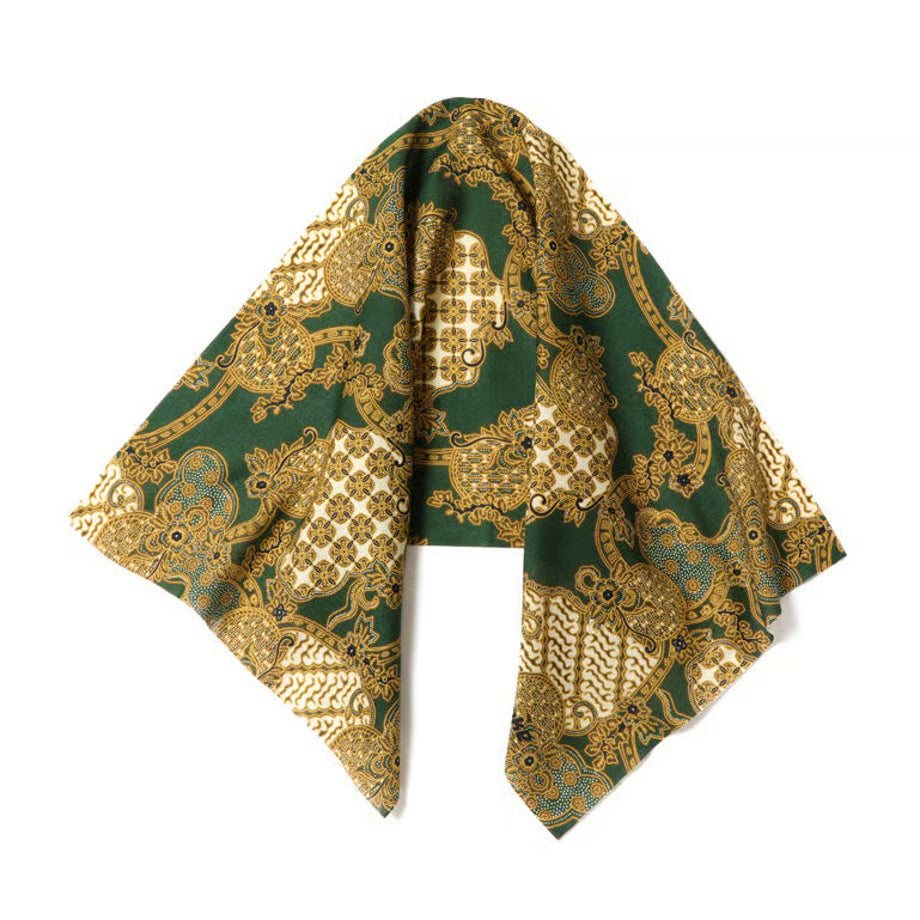 【rajabrooke】AXIAN BATIK TENUGUI (KLASSIC HIJAU)｜RB-15.5-002